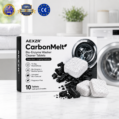 AEXZR® CarbonMelt Bio-Enzyme Washer Cleaner Tablets
