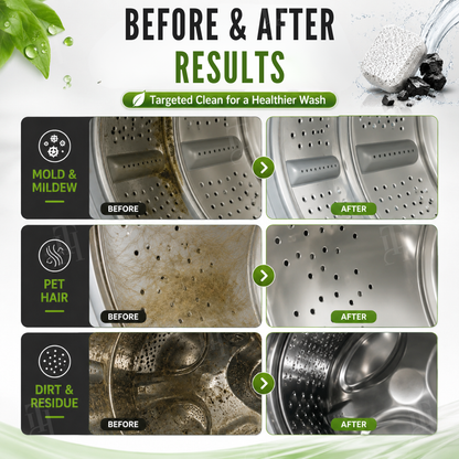AEXZR® CarbonMelt Bio-Enzyme Washer Cleaner Tablets