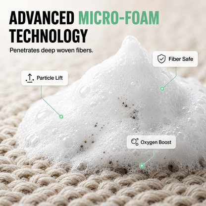 RZXEA™ Waterless Carpet Foam Stain Remover
