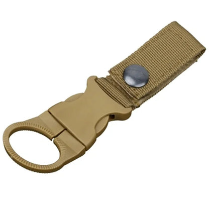 2Pc Outdoor Waterbottle Buckle Hook Nylon Webbing Buckle Hook Climb Carabiner Belt Backpack Hanger Camp Water Bottle Holder Clip