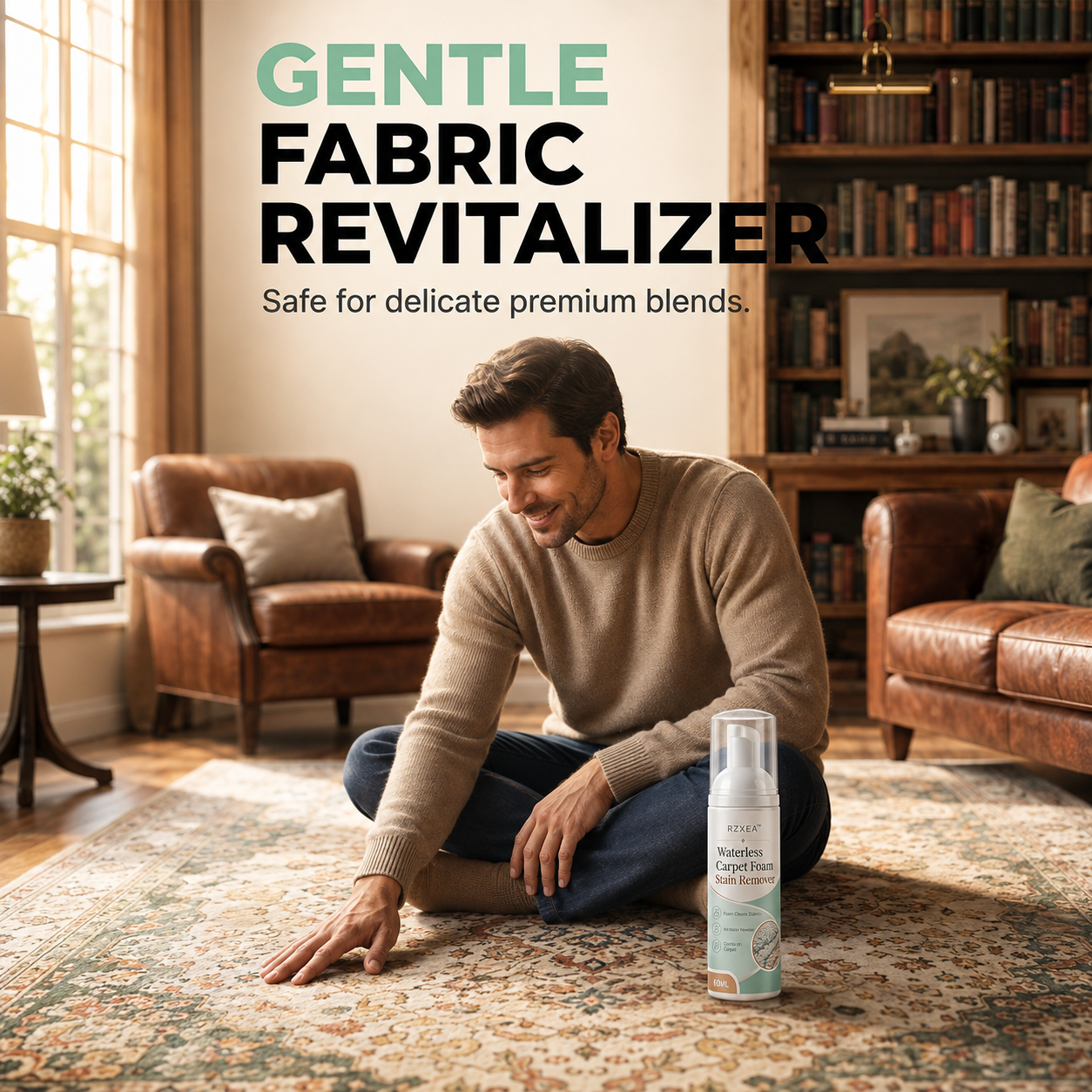 RZXEA™ Waterless Carpet Foam Stain Remover