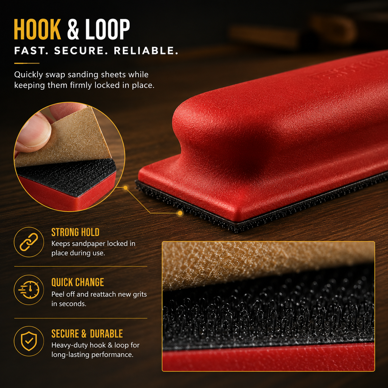 Sanding Block Set🛠️Master every curve, groove, and corner with effortless precision. 🛠️