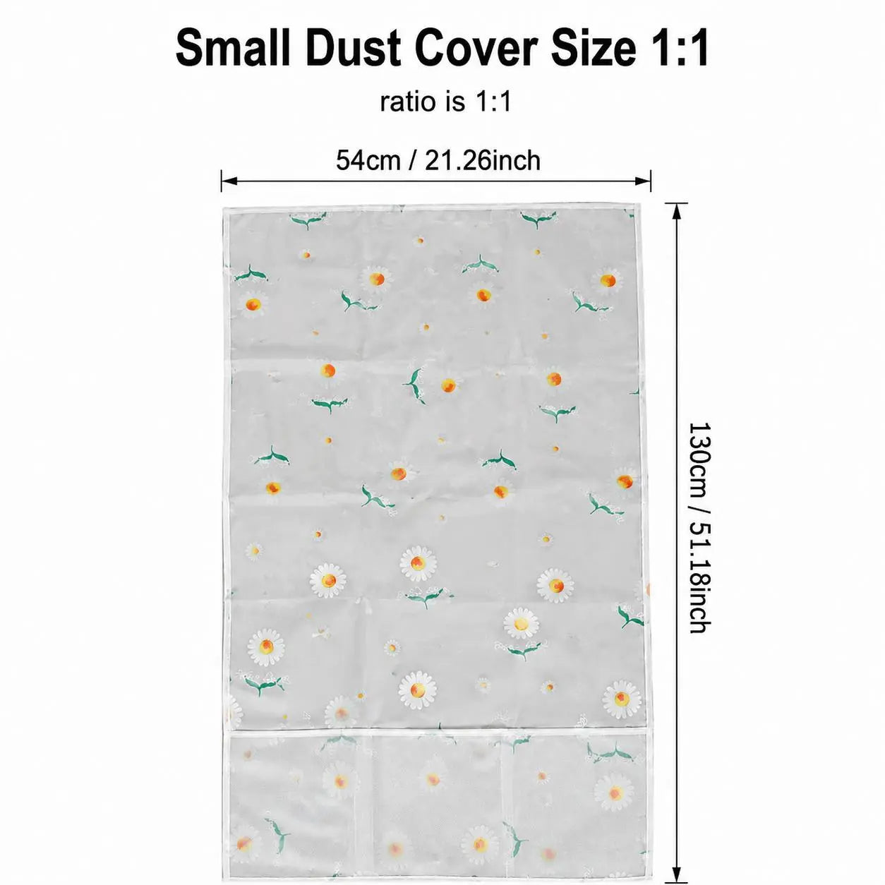 Refrigerator Dust Cover with Storage Pockets Multi Functional Waterproof Fridge Top Protector Household Kitchen Appliance Dust Proof Cover 2 Pack
