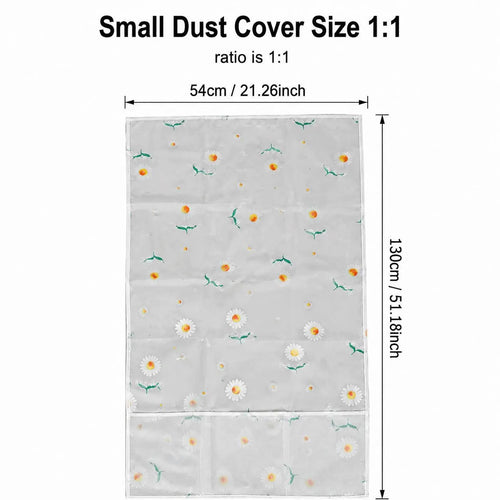 Refrigerator Dust Cover with Storage Pockets Multi Functional Waterproof Fridge Top Protector Household Kitchen Appliance Dust Proof Cover 2 Pack