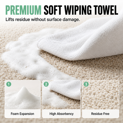 RZXEA™ Waterless Carpet Foam Stain Remover