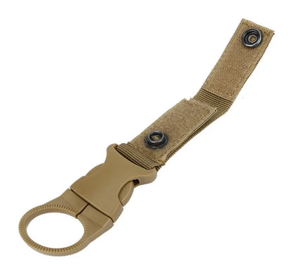 2Pc Outdoor Waterbottle Buckle Hook Nylon Webbing Buckle Hook Climb Carabiner Belt Backpack Hanger Camp Water Bottle Holder Clip