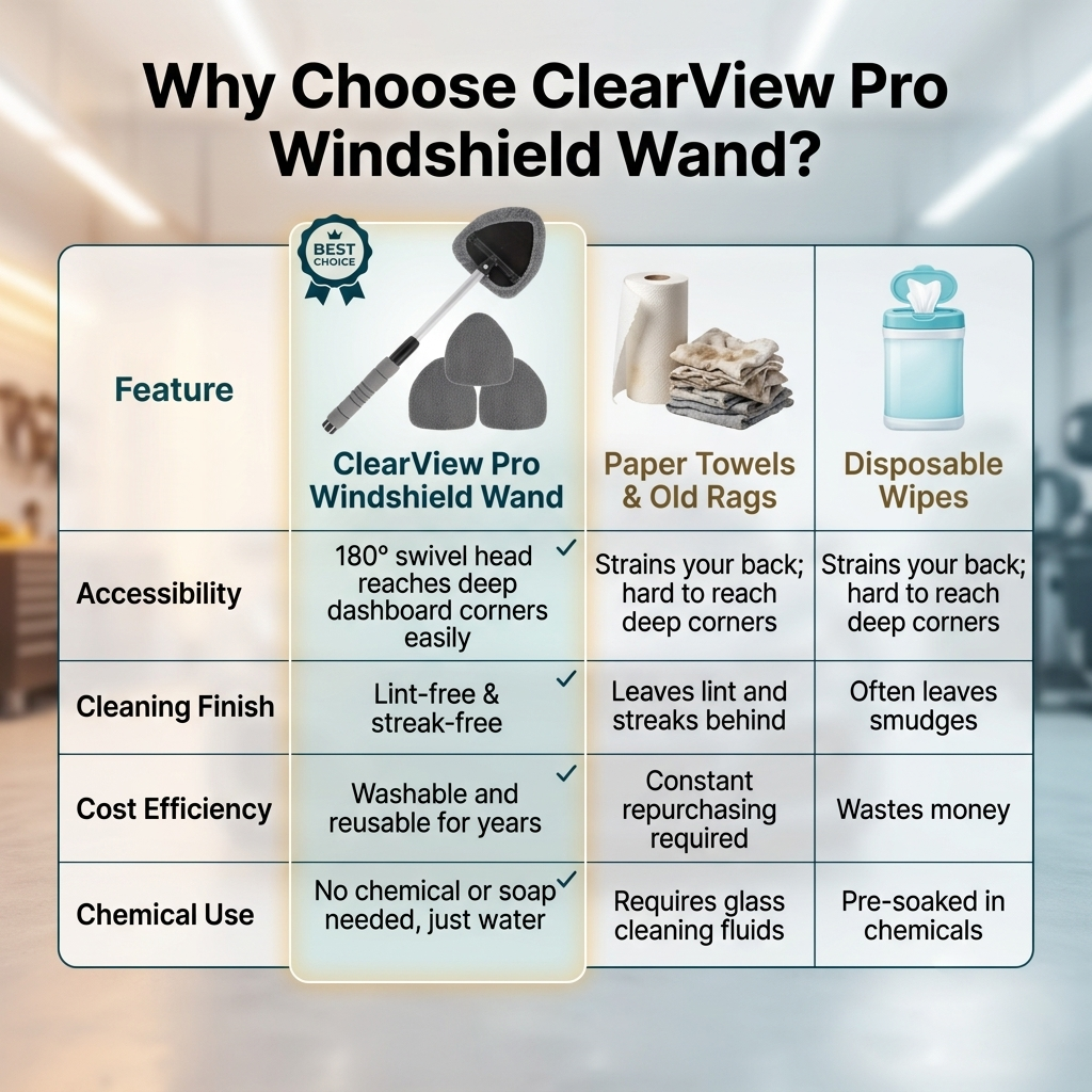 AEXZR® ClearView Pro Windshield Wand