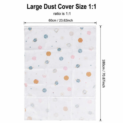 Refrigerator Dust Cover with Storage Pockets Multi Functional Waterproof Fridge Top Protector Household Kitchen Appliance Dust Proof Cover 2 Pack
