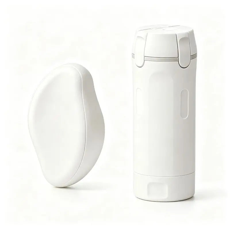 2 In1Nano Glass Remover for Women and Men, Reusable Crystal Hair Eraser Magic Painless Exfoliation Hair Removal Device, Epilator Device for Legs, Back, Arms, Portable Hair Removal Device Gift White Epilator Epilator Hair Remover