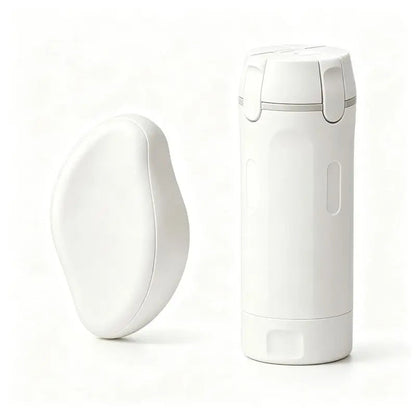 2 In1Nano Glass Remover for Women and Men, Reusable Crystal Hair Eraser Magic Painless Exfoliation Hair Removal Device, Epilator Device for Legs, Back, Arms, Portable Hair Removal Device Gift White Epilator Epilator Hair Remover