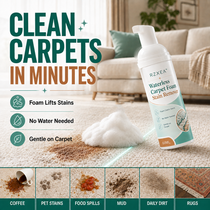 RZXEA™ Waterless Carpet Foam Stain Remover