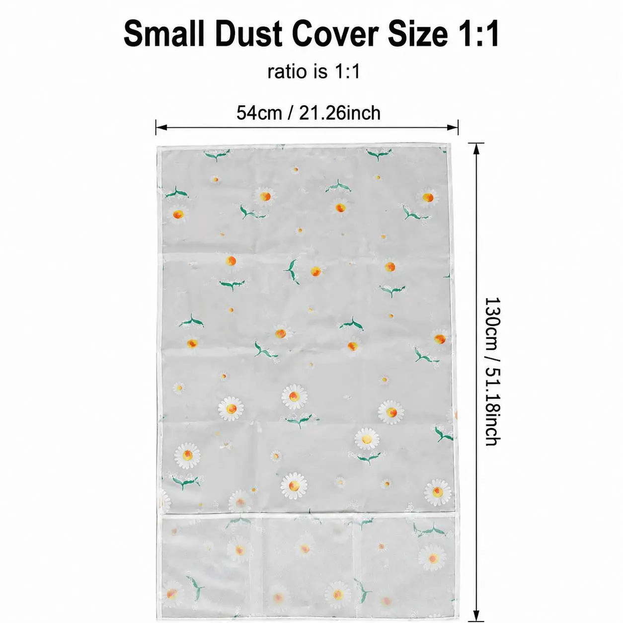 Refrigerator Dust Cover with Storage Pockets Multi Functional Waterproof Fridge Top Protector Household Kitchen Appliance Dust Proof Cover 2 Pack